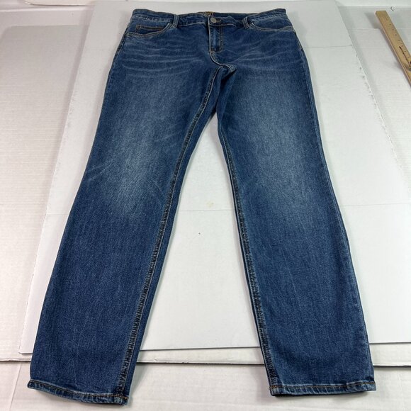 Kut From The Kloth Jeans Women's 35x30* Slouchy Boyfriend Blue Denim Tag 14 - Picture 1 of 16